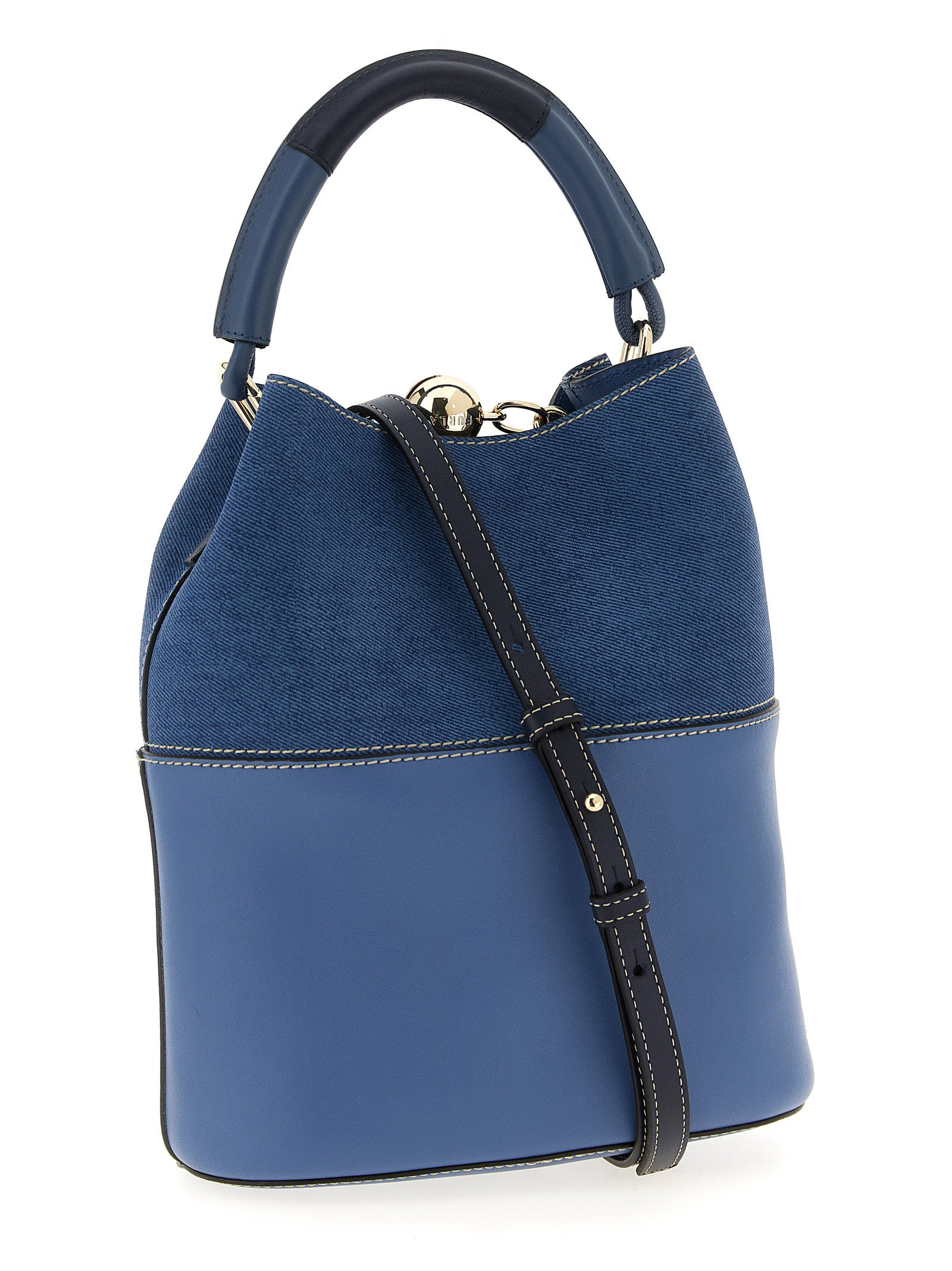 Furla Sfera S Hand Bags Light Blue - 2