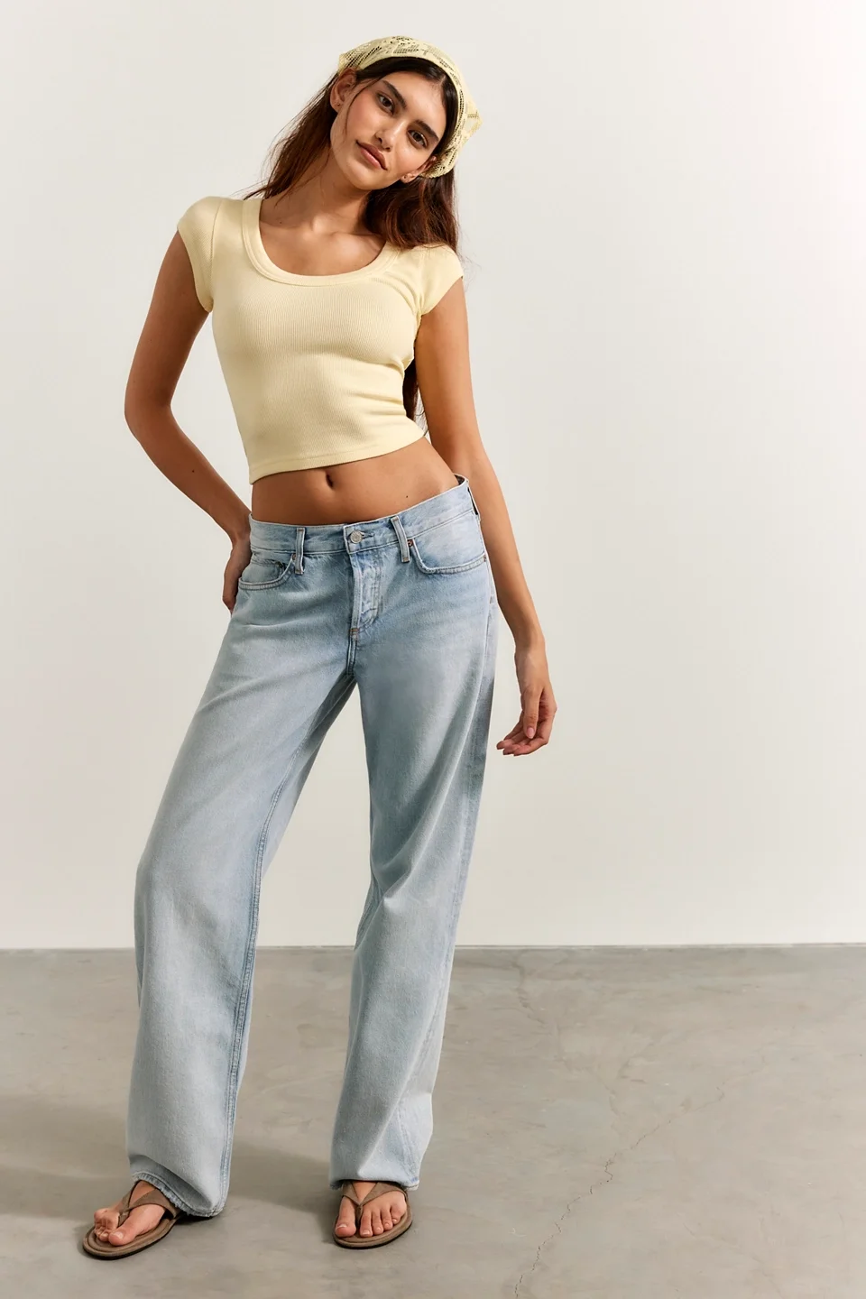 AGOLDE Low-Rise Loose Jeans - 1