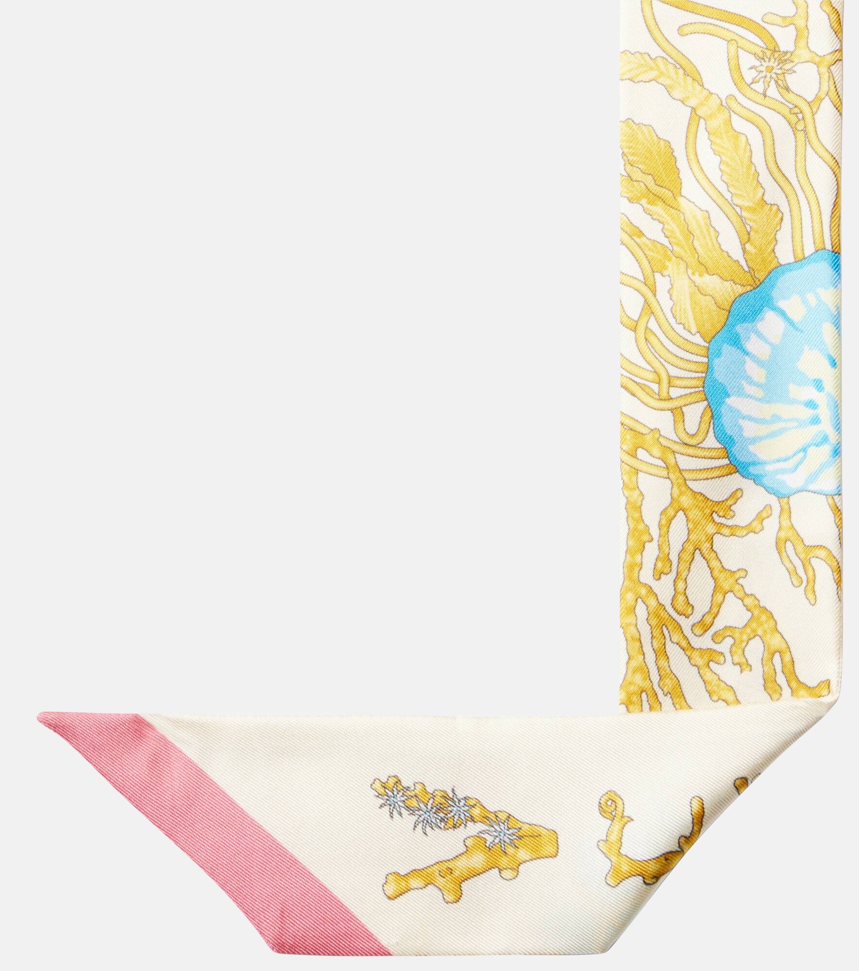 Underwater Barocco silk scarf - 4