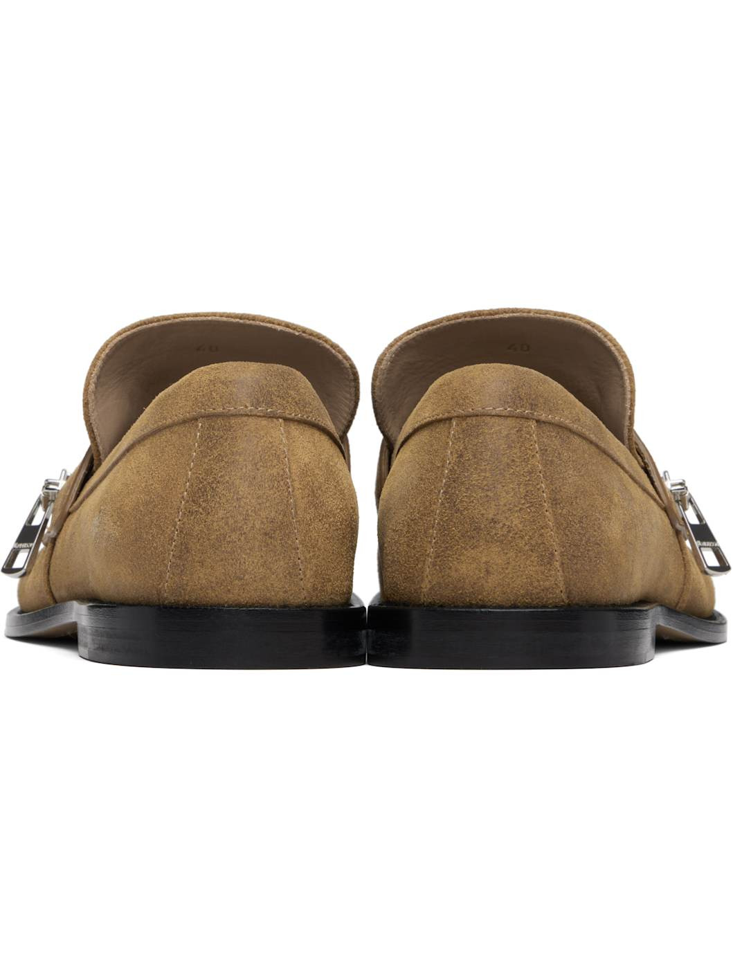 Tan Biker Moccasin Loafers - 2