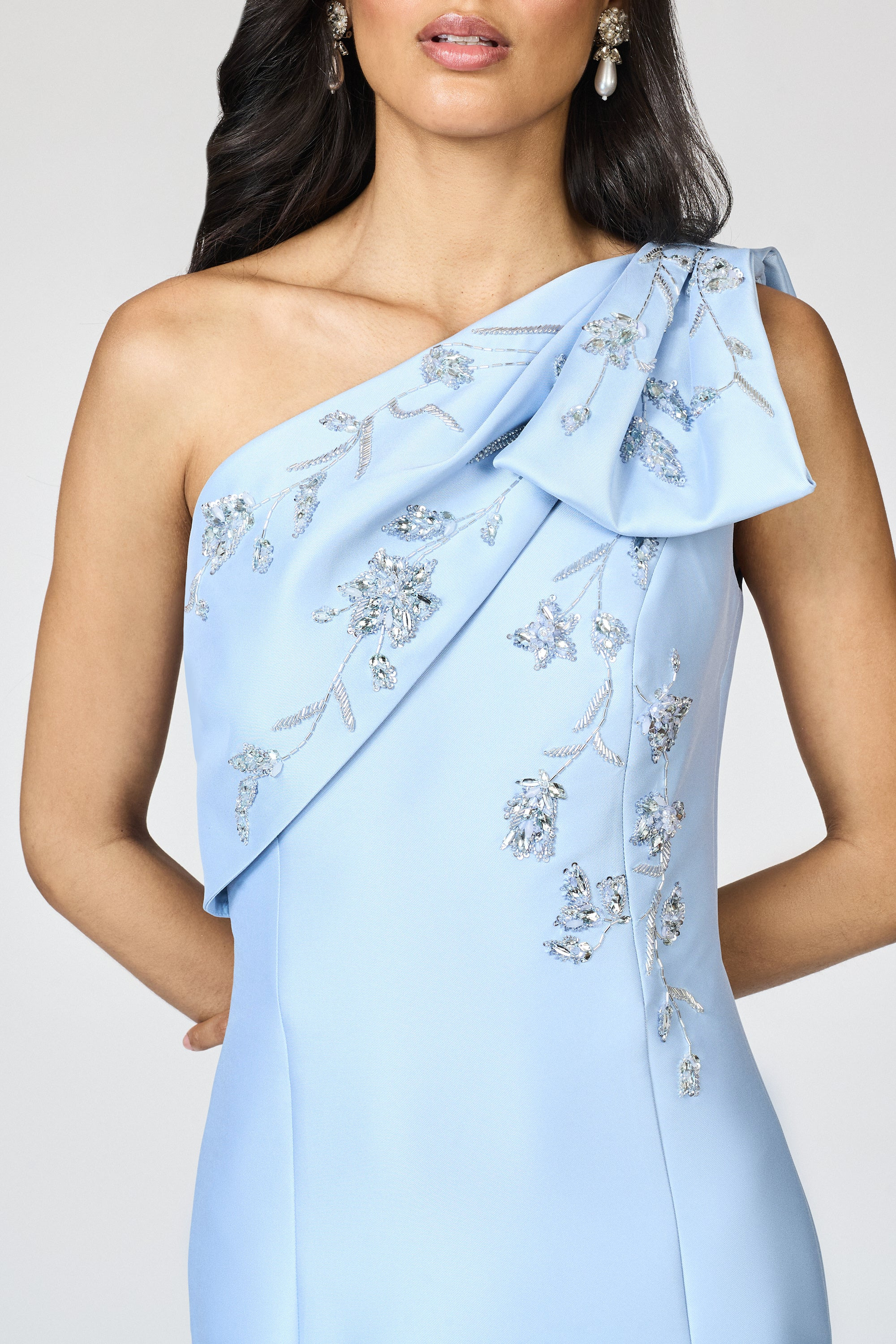 EMBELLISHED OLIVIA GOWN - GLACIAL BLUE - 6