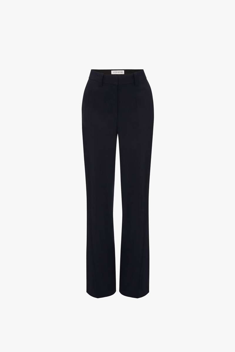 Tailored Straight Leg Trouser In Ink Blue 1