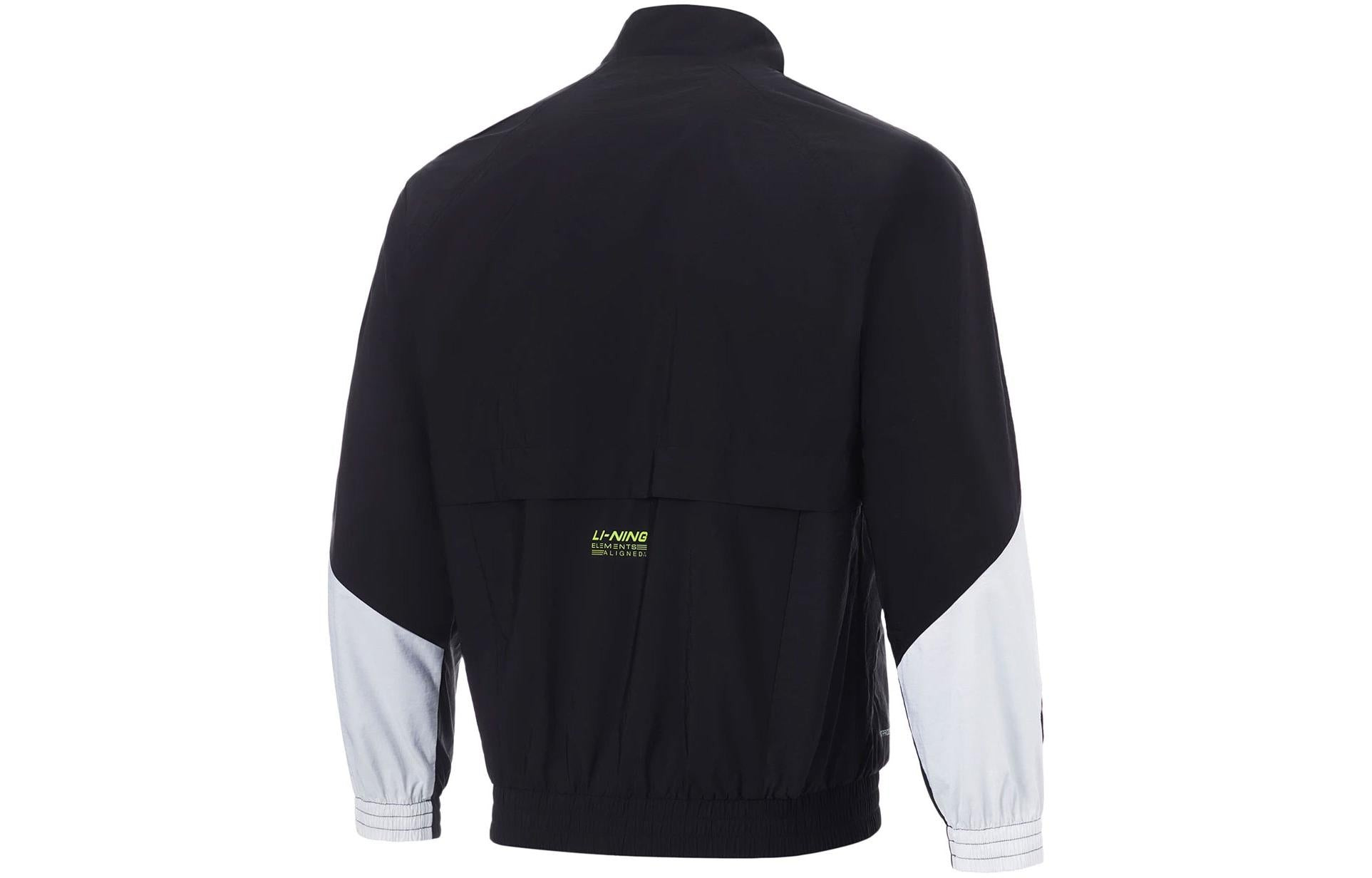 Li-Ning Logo Color Block Training Waterproof Jacket 'Black White' AFDT385-6 - 2