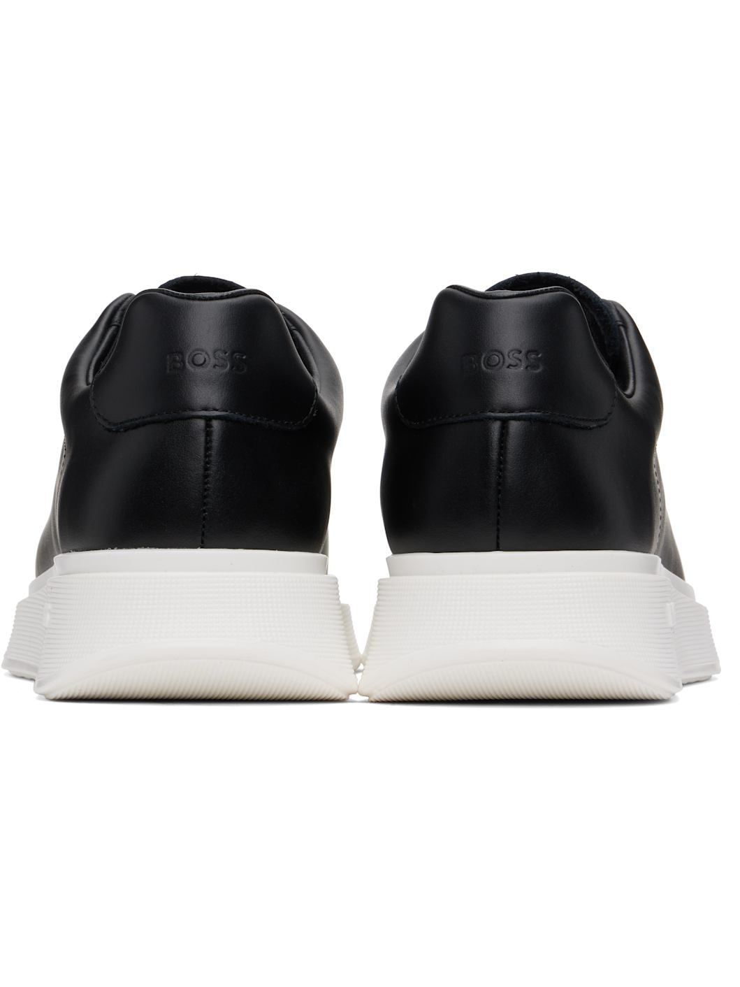 Black Leather Sneakers - 2