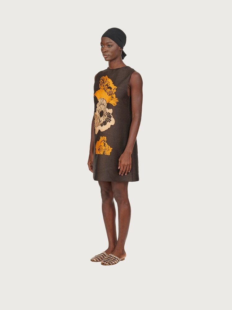 EMBROIDERED POPPY DRESS - 6