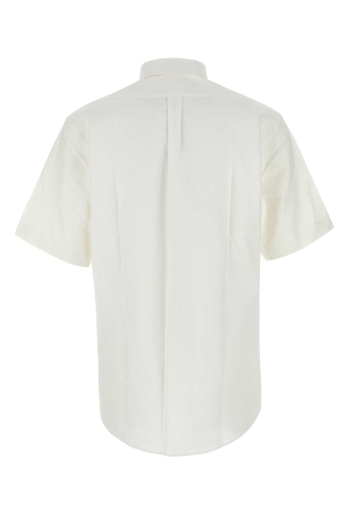 Givenchy Men White Oxford Shirt - 2