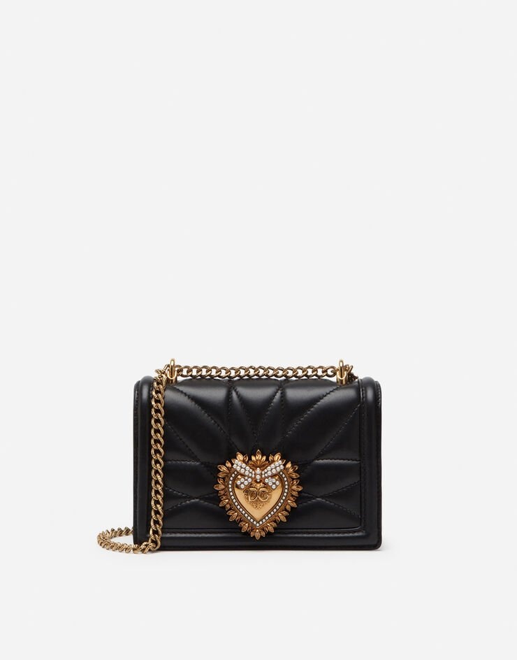 Small Devotion crossbody bag in quilted nappa leather - 1