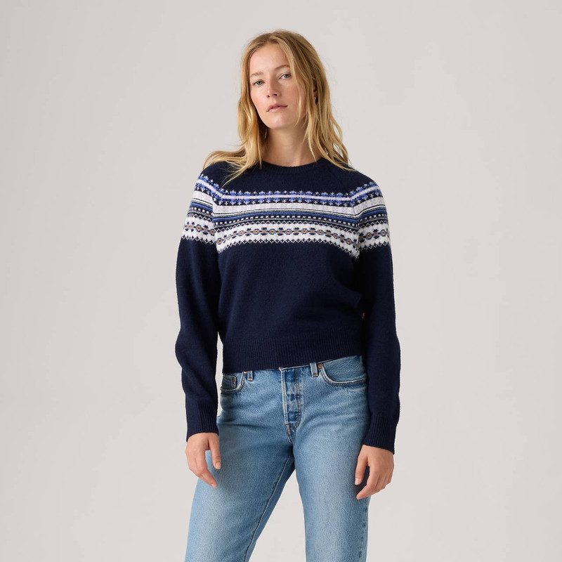 LOU FAIRISLE CREW 4