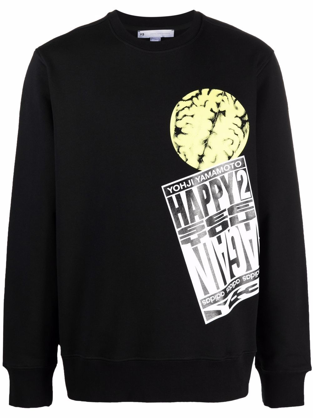 graphic-print cotton sweatshirt - 1