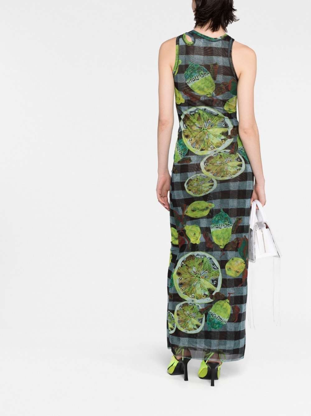 graphic-print maxi dress - 4