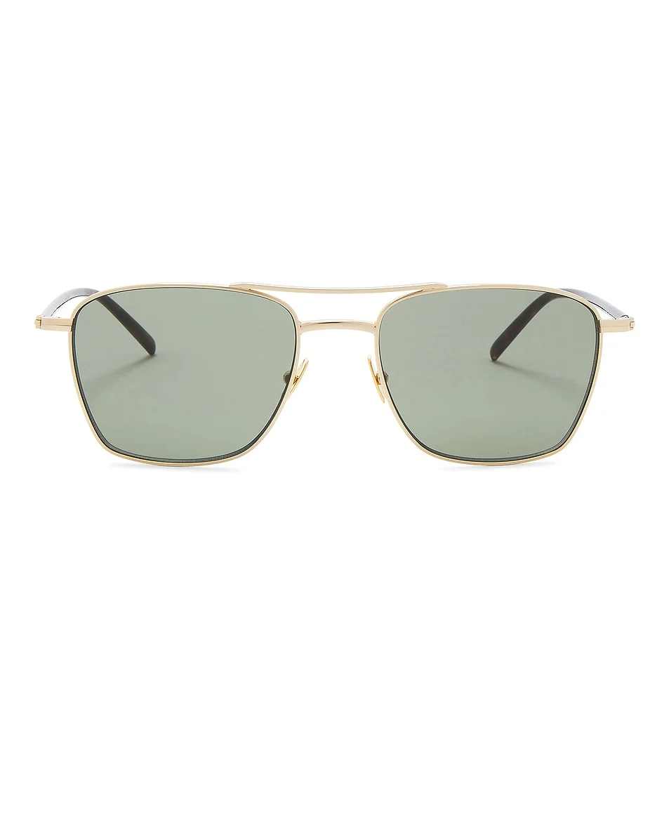 Light Metal Pilot Sunglasses - 1