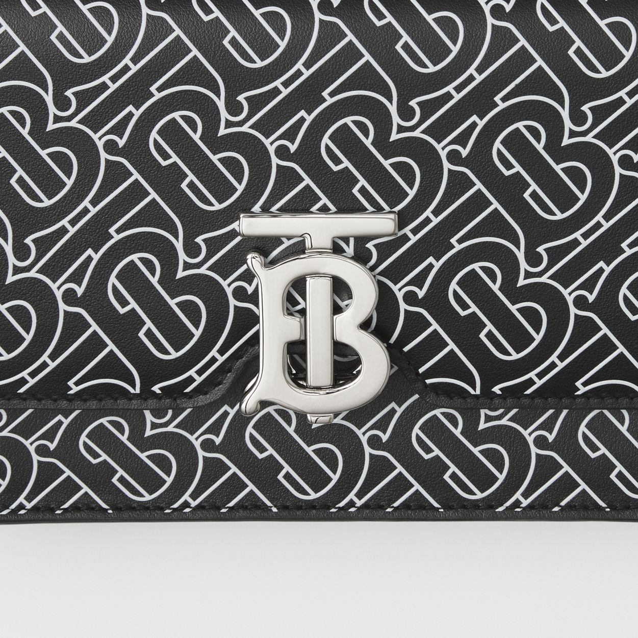 Monogram Print Leather Low Robin Bag 2