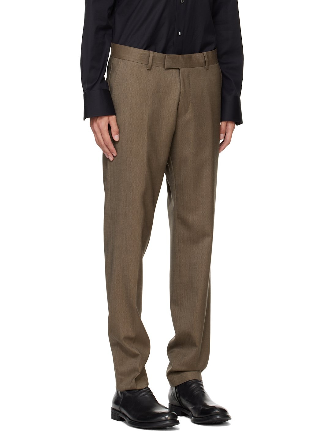 Brown Tenuta Trousers - 2