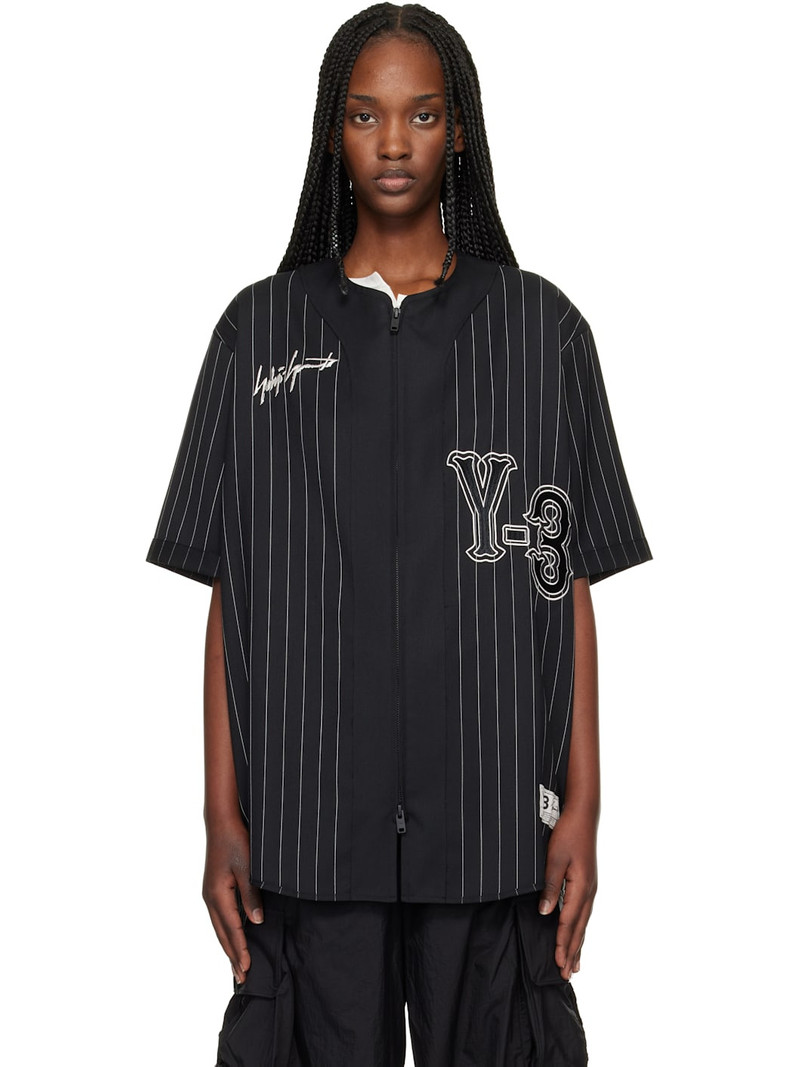 Black 'Y-3' Elite 5 Baseball Shirt 1