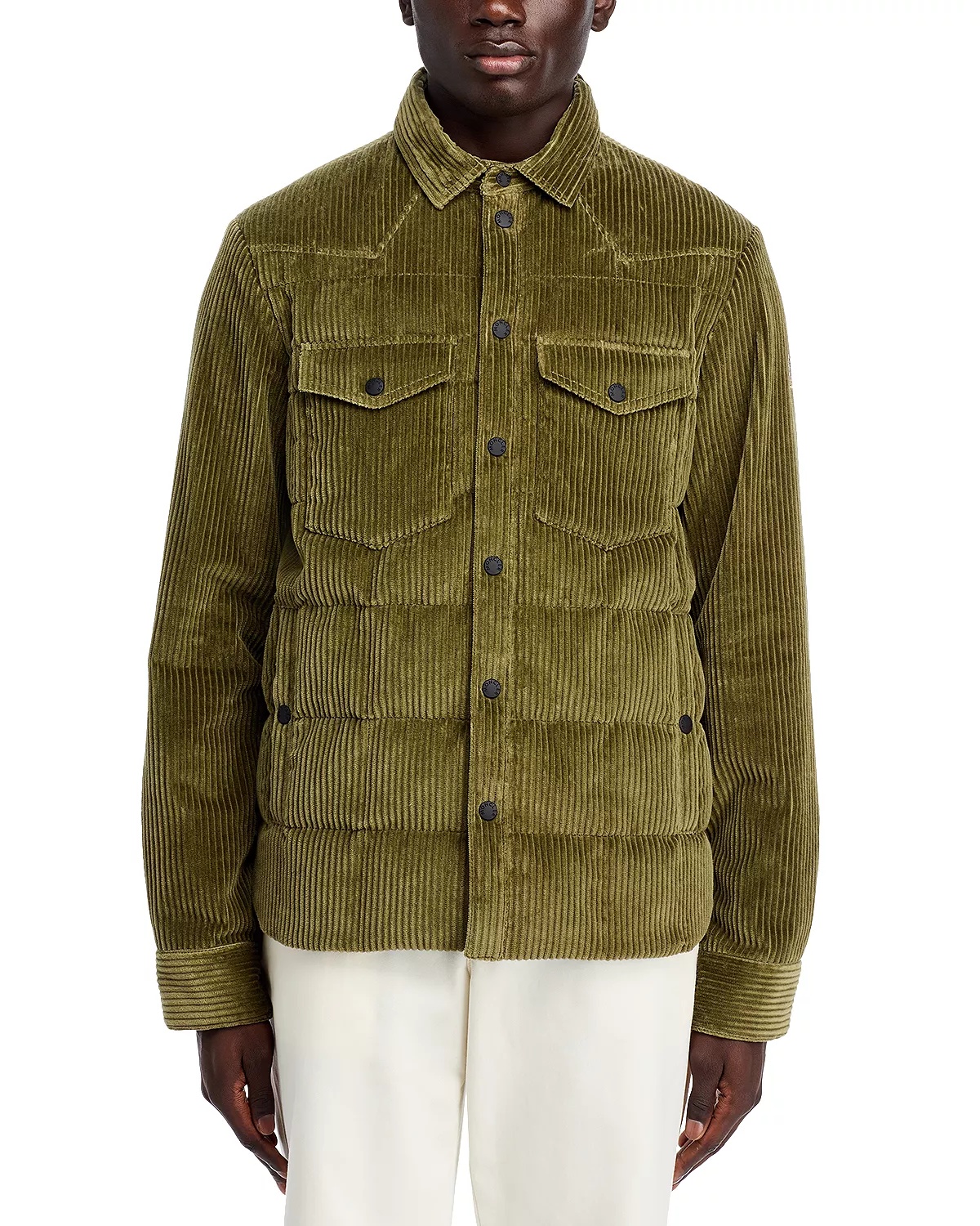 Gelt Corduroy Down Shirt Jacket - 3