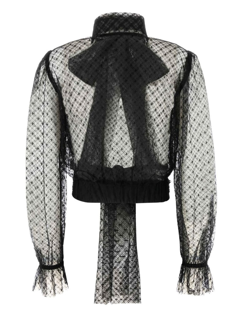 Dolce & Gabbana lace bow-detail blouse outlook