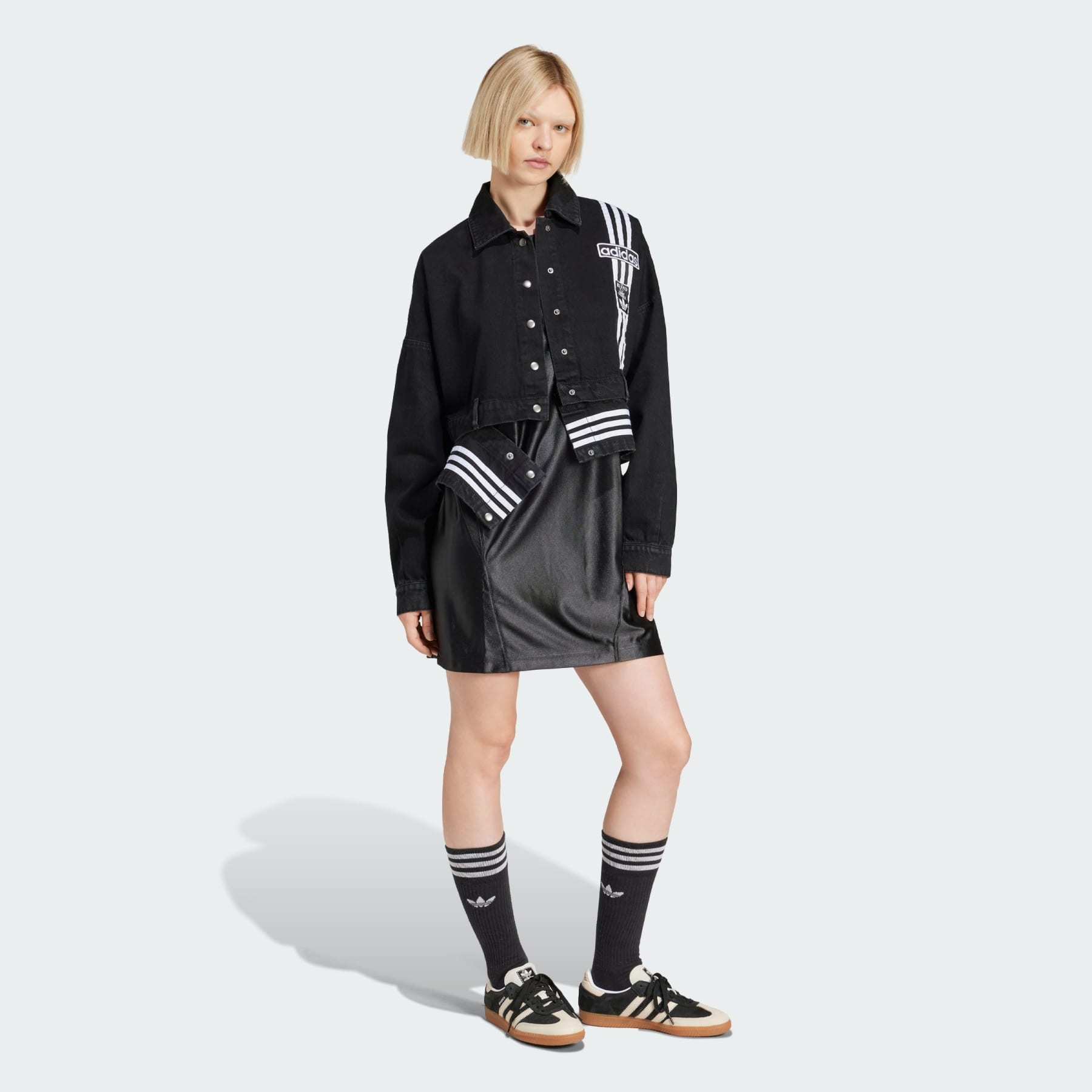 【adidas】W ADIBREAK DENIM PT TBLACKDENIM 国内発送 adidas アディダス W ADIBREAK DENIM PT ロングパンツ JD0082