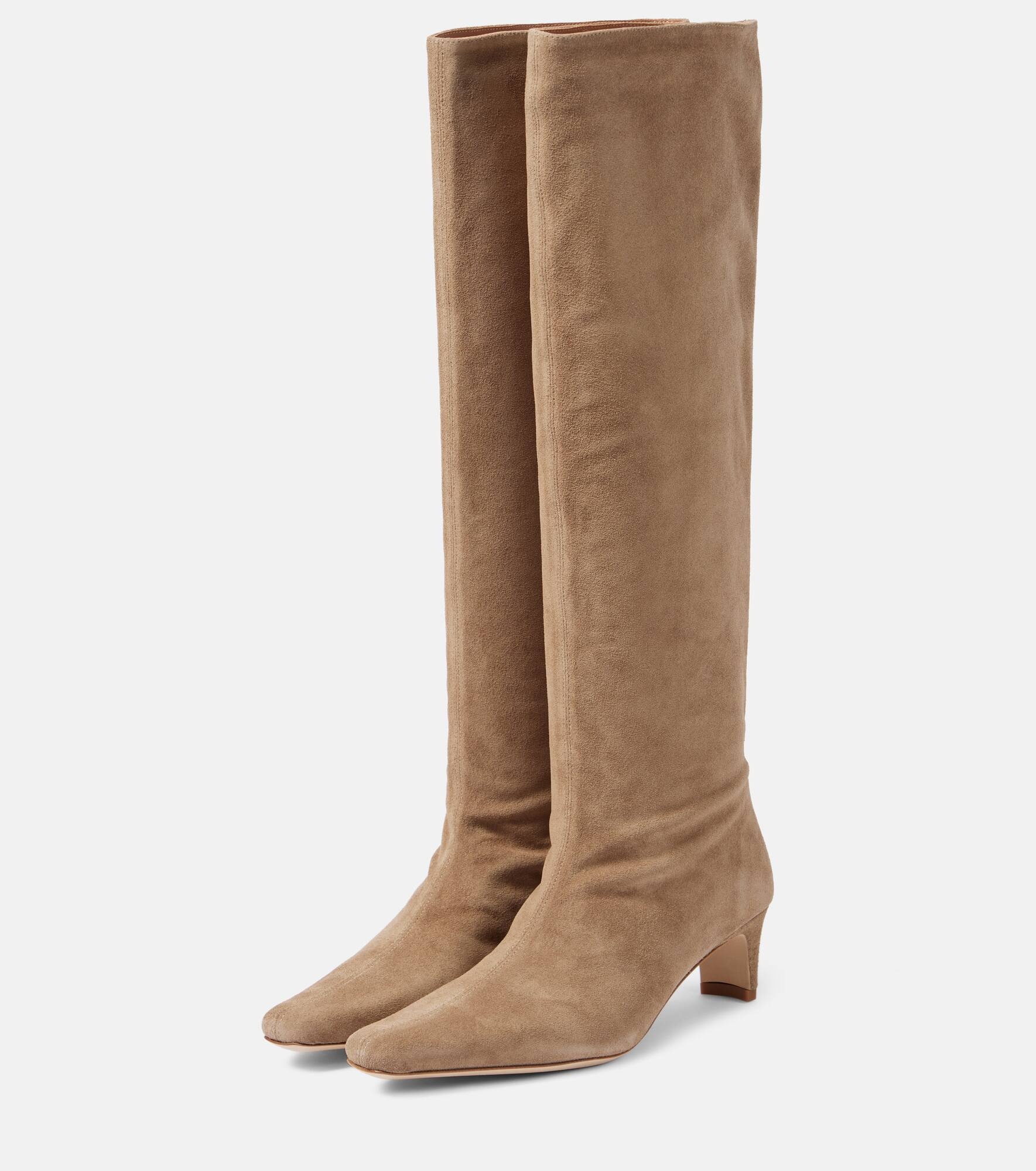 Wally suede knee-high boots - 4