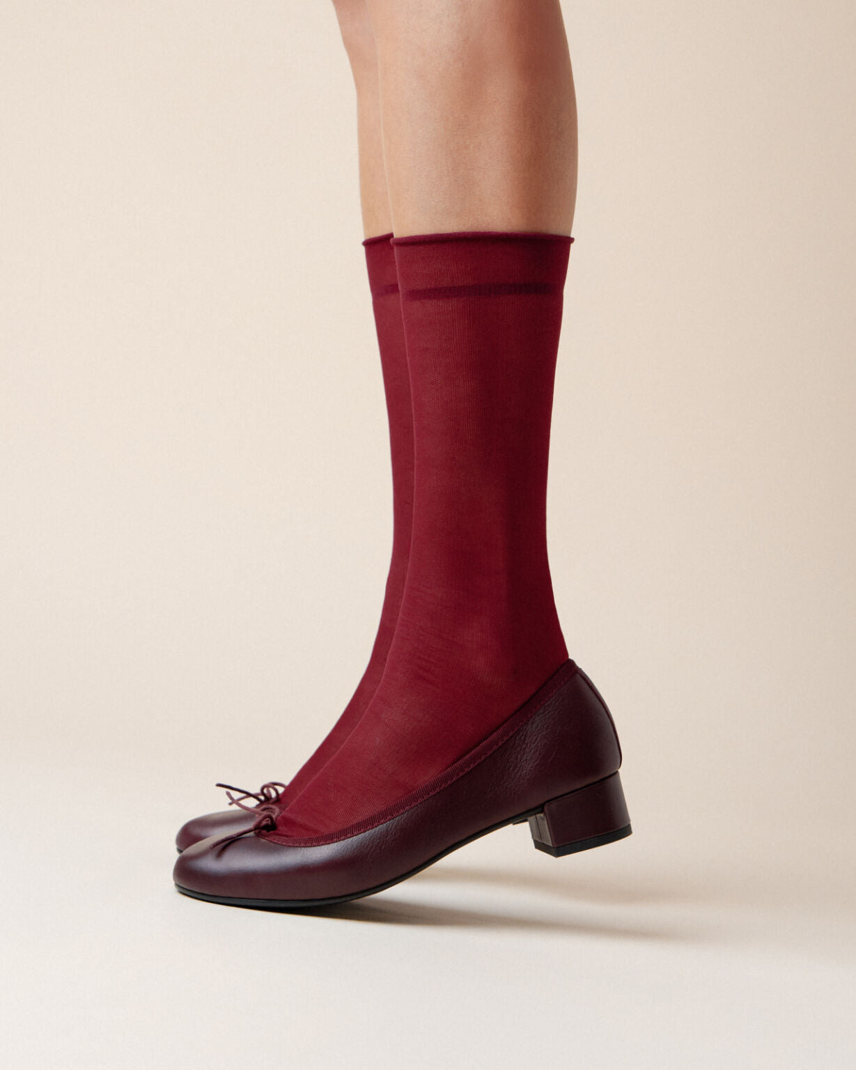 CAMILLE SOLE RUBBER BALLERINAS - 3