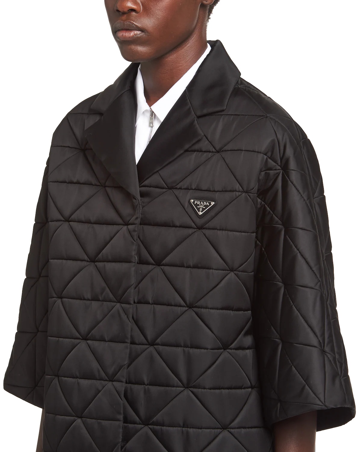 Re-Nylon Gabardine quilted raincoat - 5