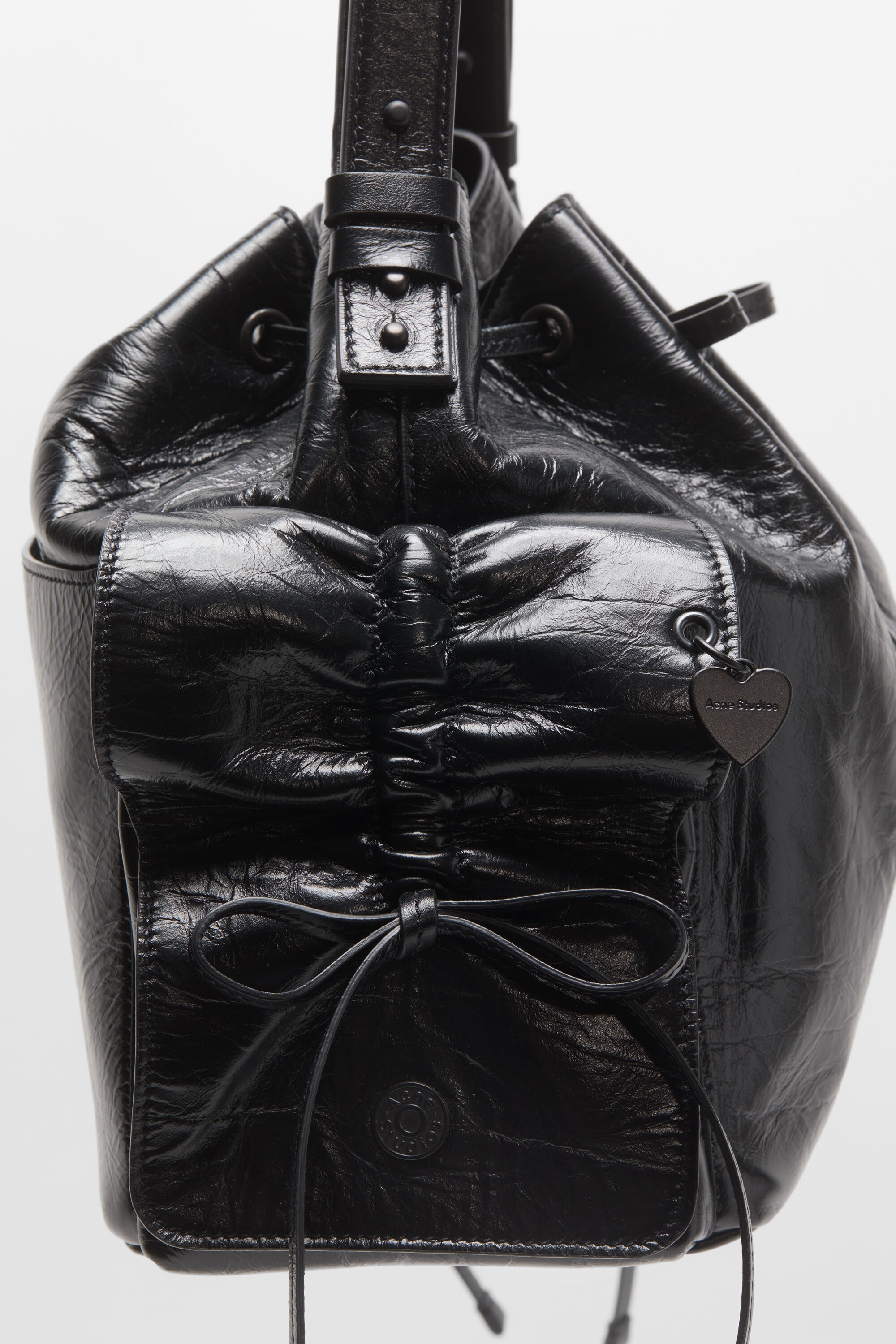 Multipocket bucket bag - Black - 4