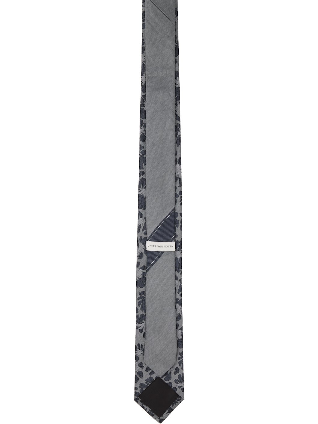 Gray Jacquard Tie - 2