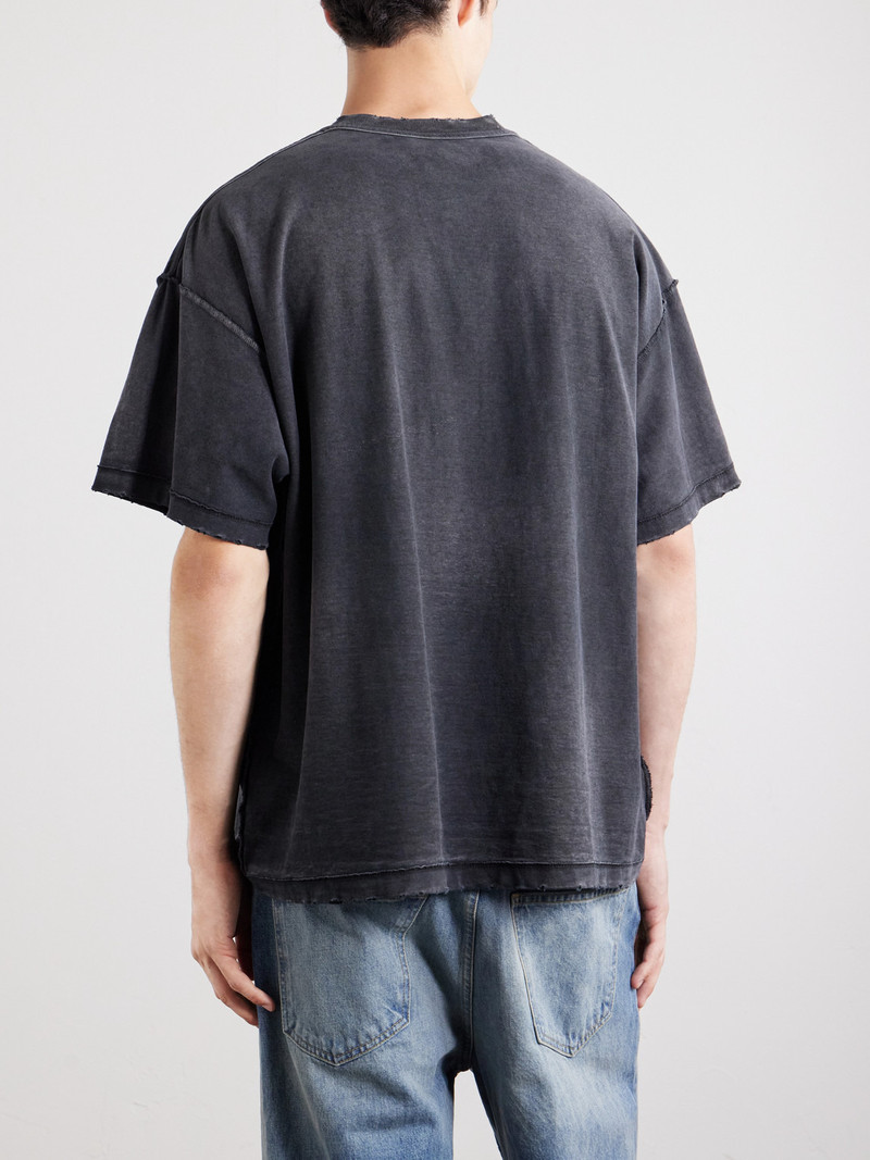 Grid Lock Logo-Print Cotton-Jersey T-Shirt 4