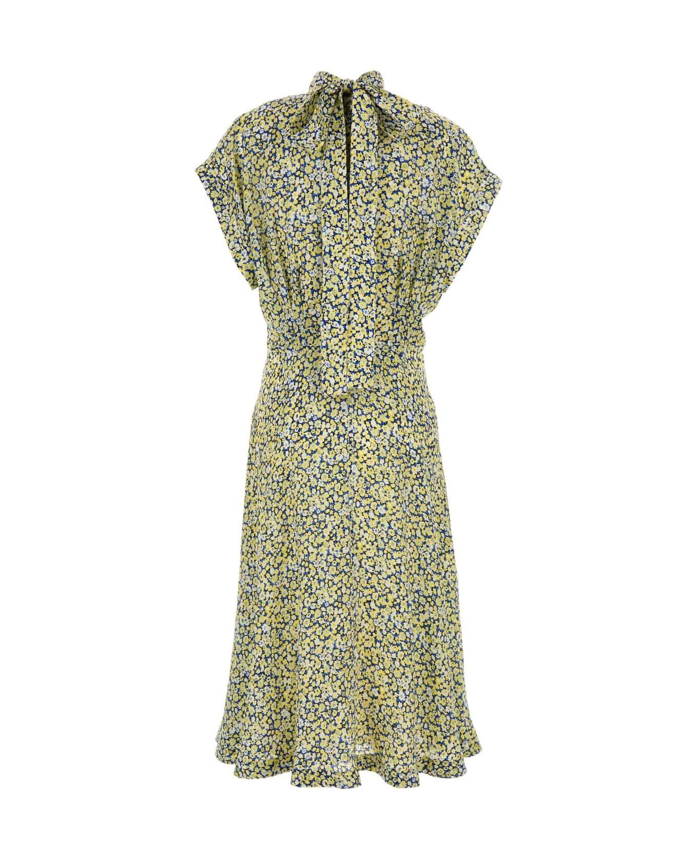 Printed Silk Dress - 2