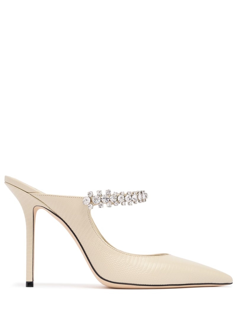 100mm Bling embellished pumps - 1