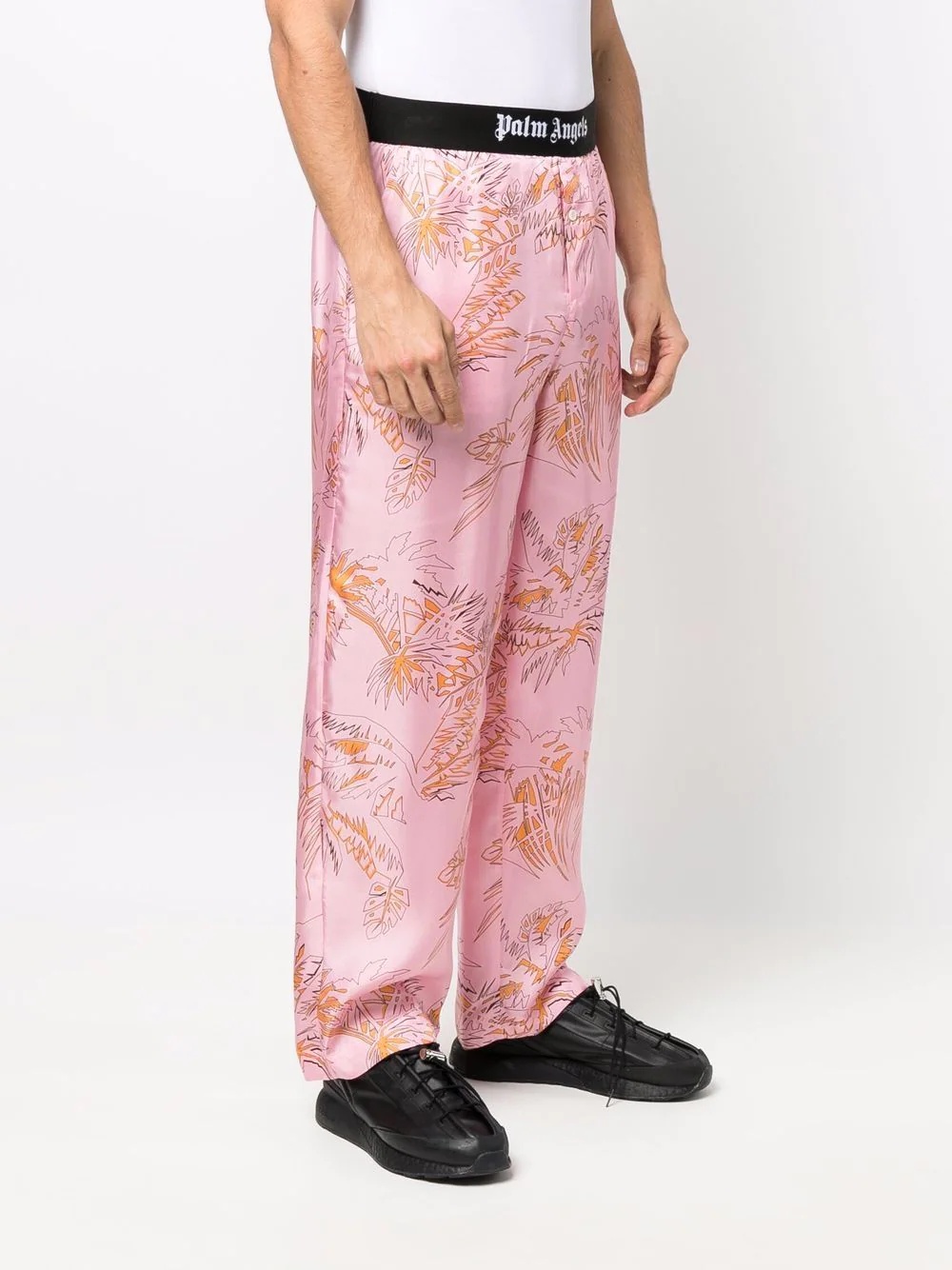 logo-waistband trousers - 3