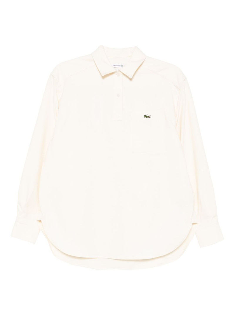 logo flannel blouses 1