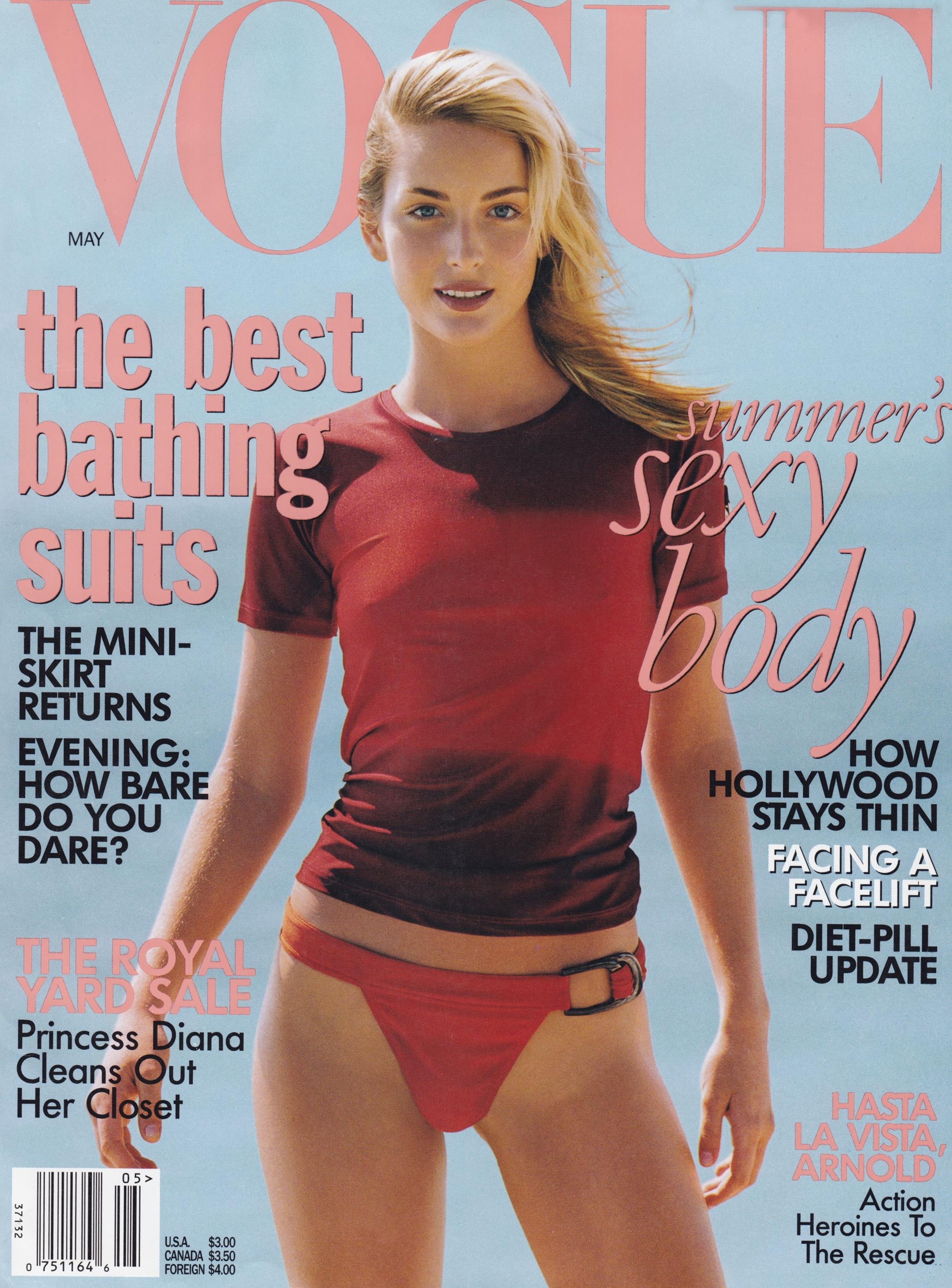 Gucci Spring 1997 Tom Ford Red Ombré One Piece Swimsuit S - 2