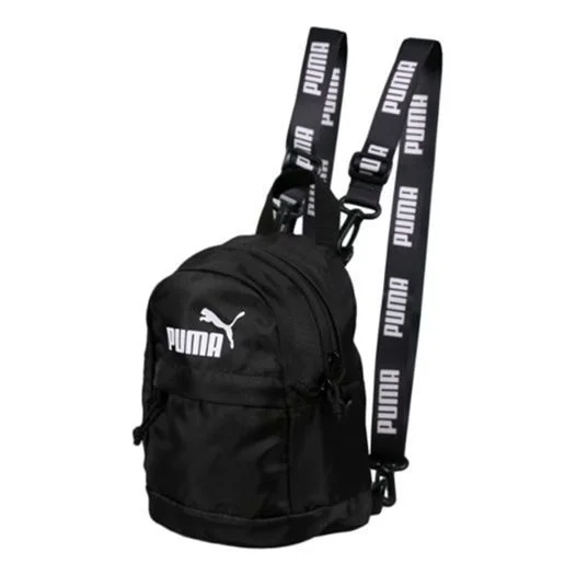 (WMNS) PUMA Minime Retro Backpack 'Black' 076154-01 - 1