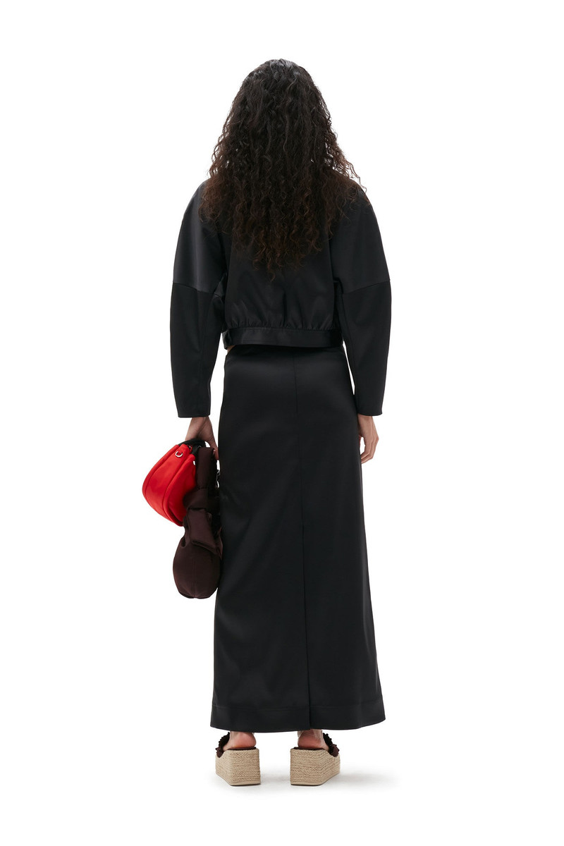 DOUBLE SATIN SHORT JACKET 4