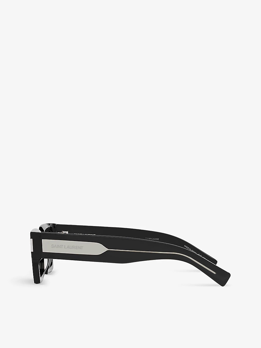 YS000468 rectangle-frame acetate sunglasses - 4