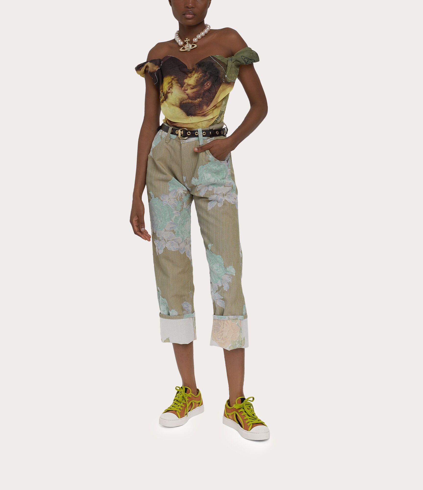 送料関税込み★Vivienne Westwood★The Kiss ビスチェトップ Vivienne Westwood Kiss Tシャツ | レッド | FARFETCH JP