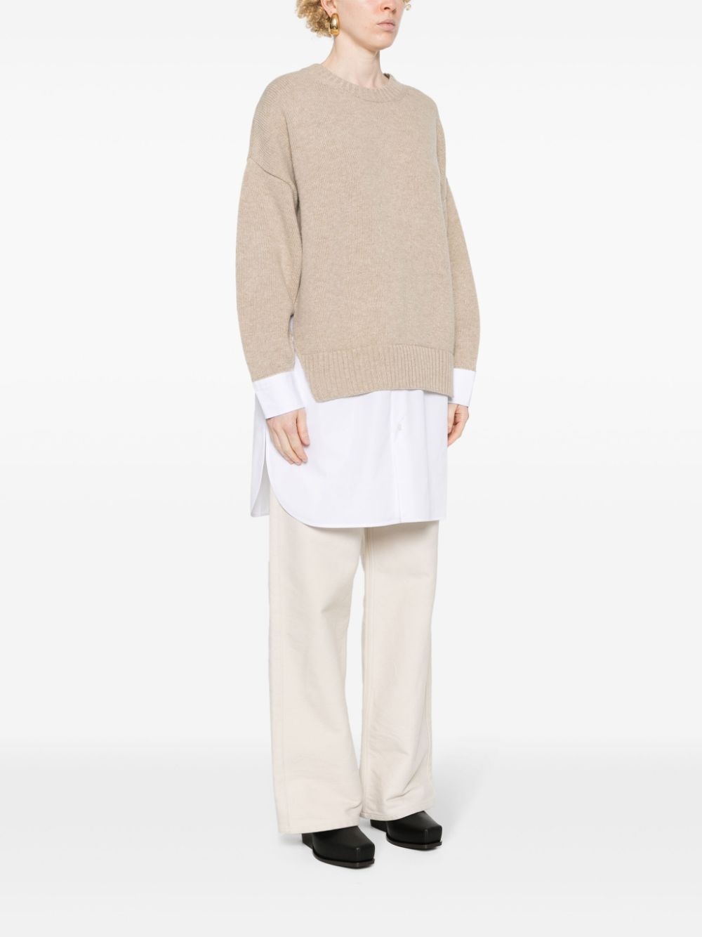 layered-effect jumper - 3