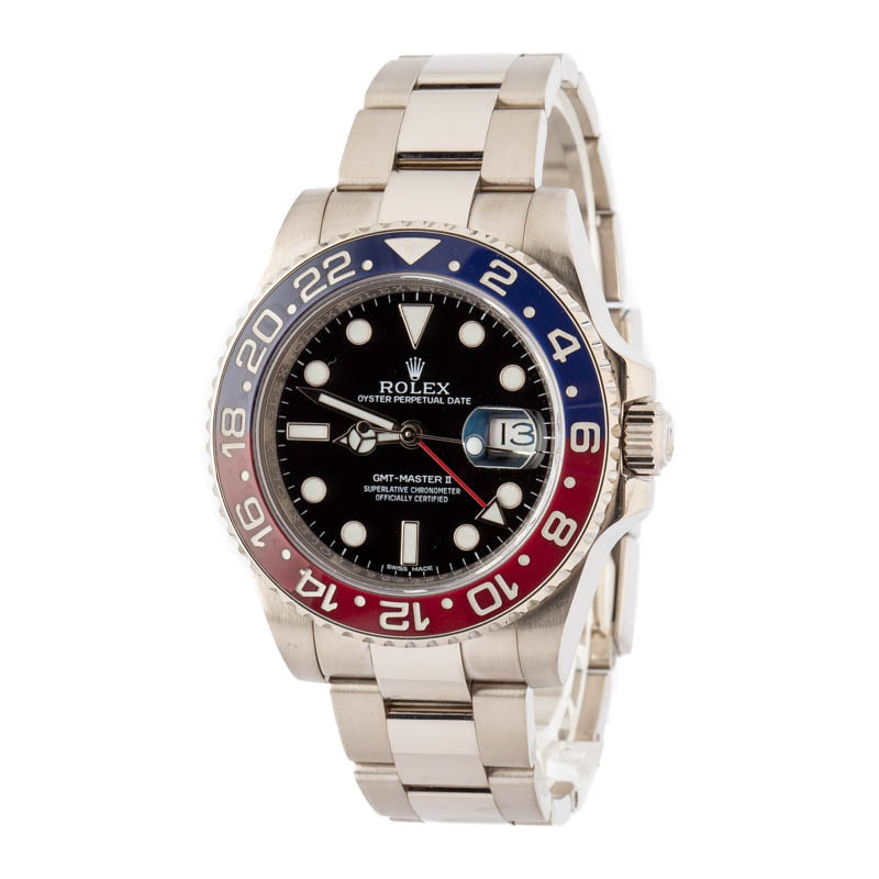 Rolex GMT-Master II Ref 116719 White Gold Pepsi - 2