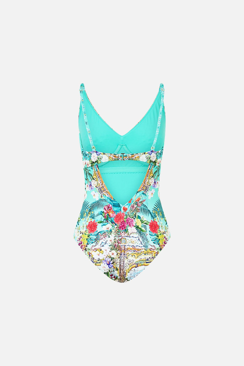 V NECK UNDERWIRE ONE PIECE 7