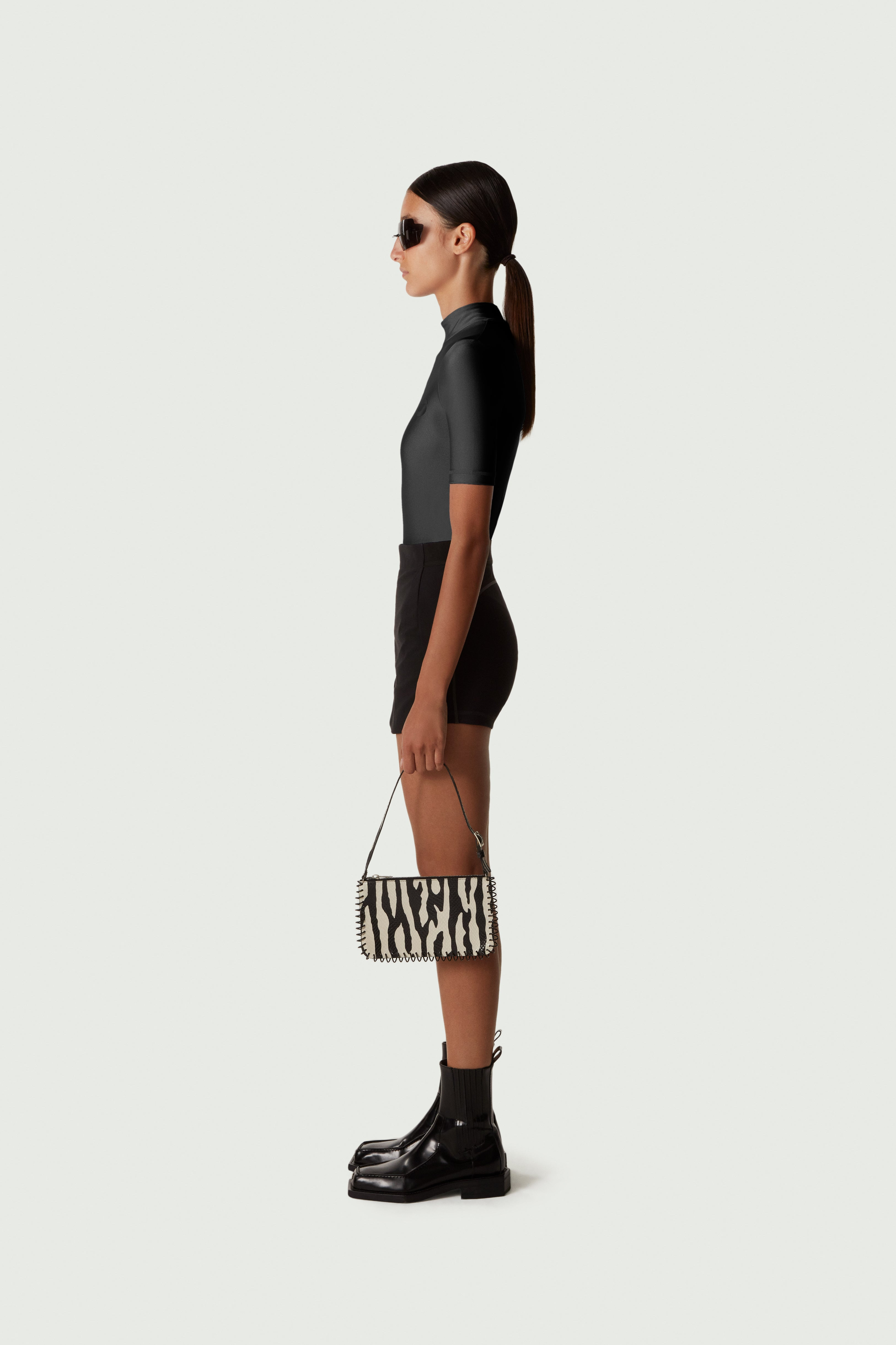 High Neck Fitted Top - 3