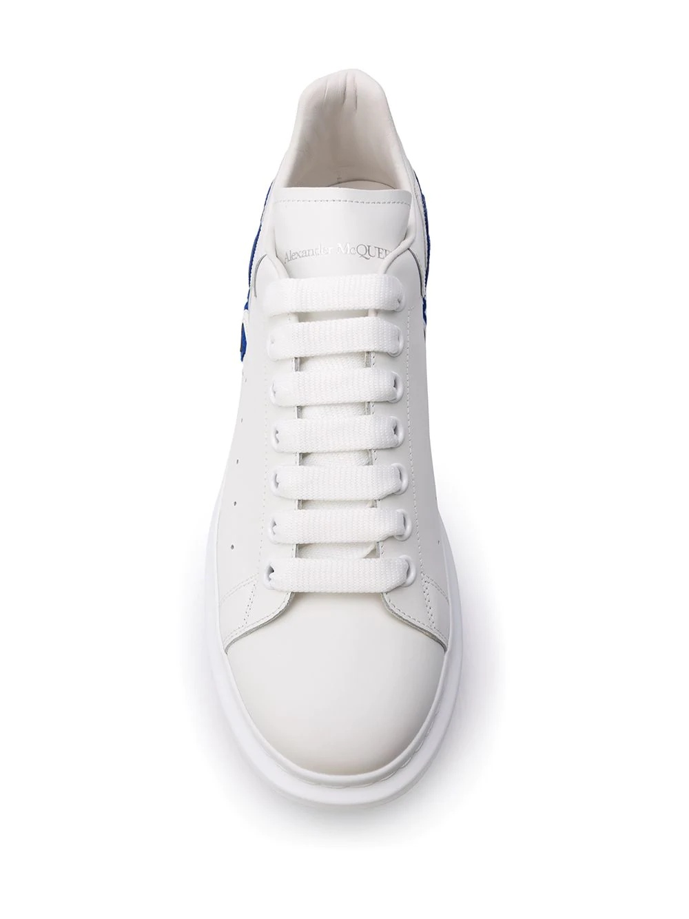 oversized logo-patch sneakers - 4