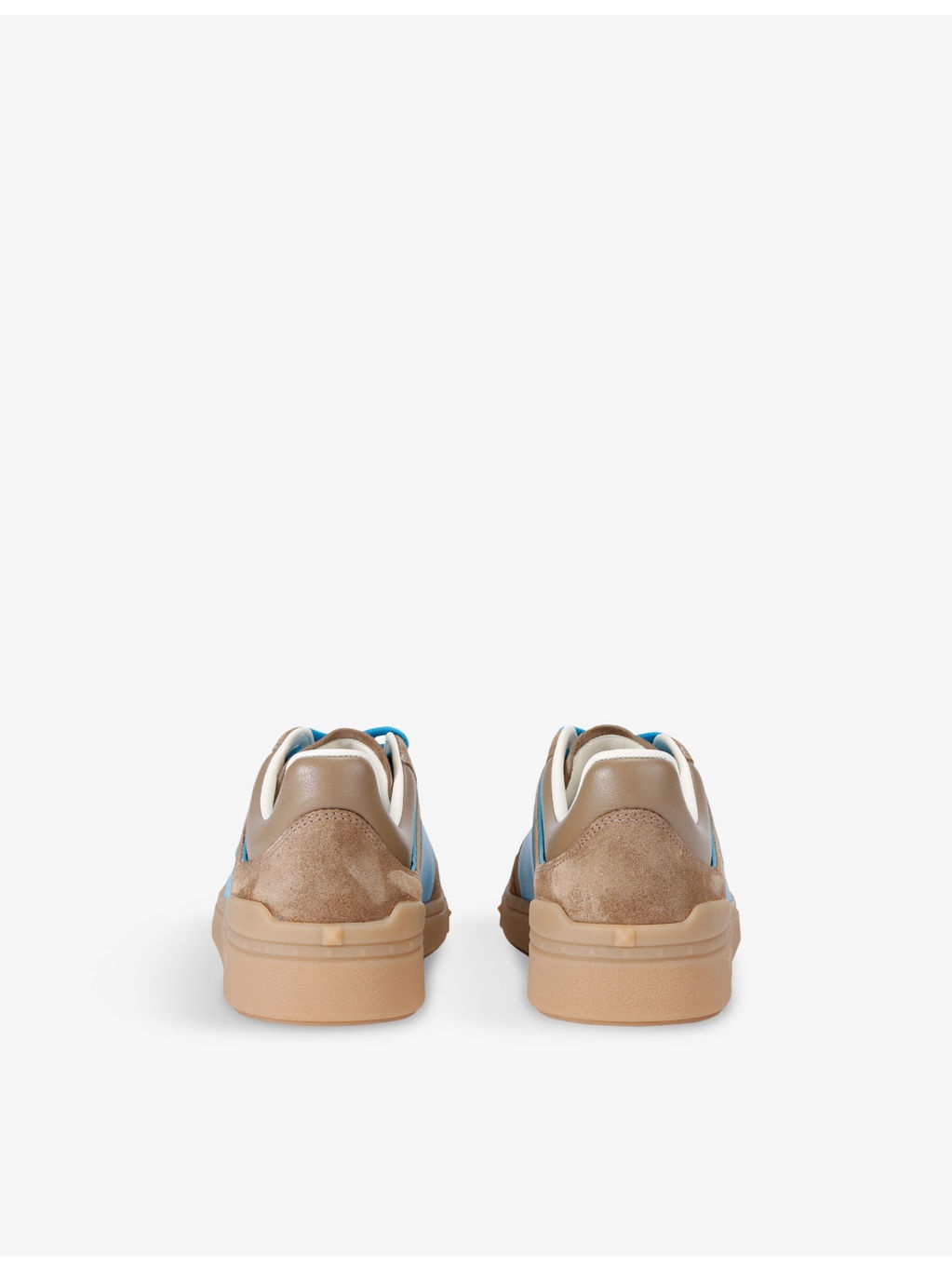 Upvillage Branded Leather Low-Top Trainers - 4