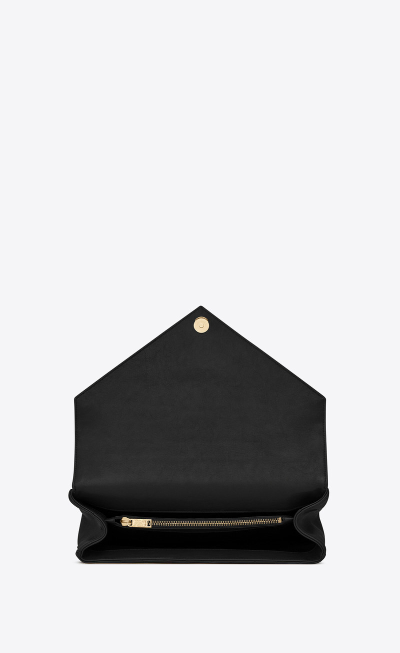 college large chain bag in quilted leather 6