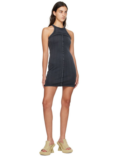 ECKHAUS LATTA Gray Lapped Minidress outlook