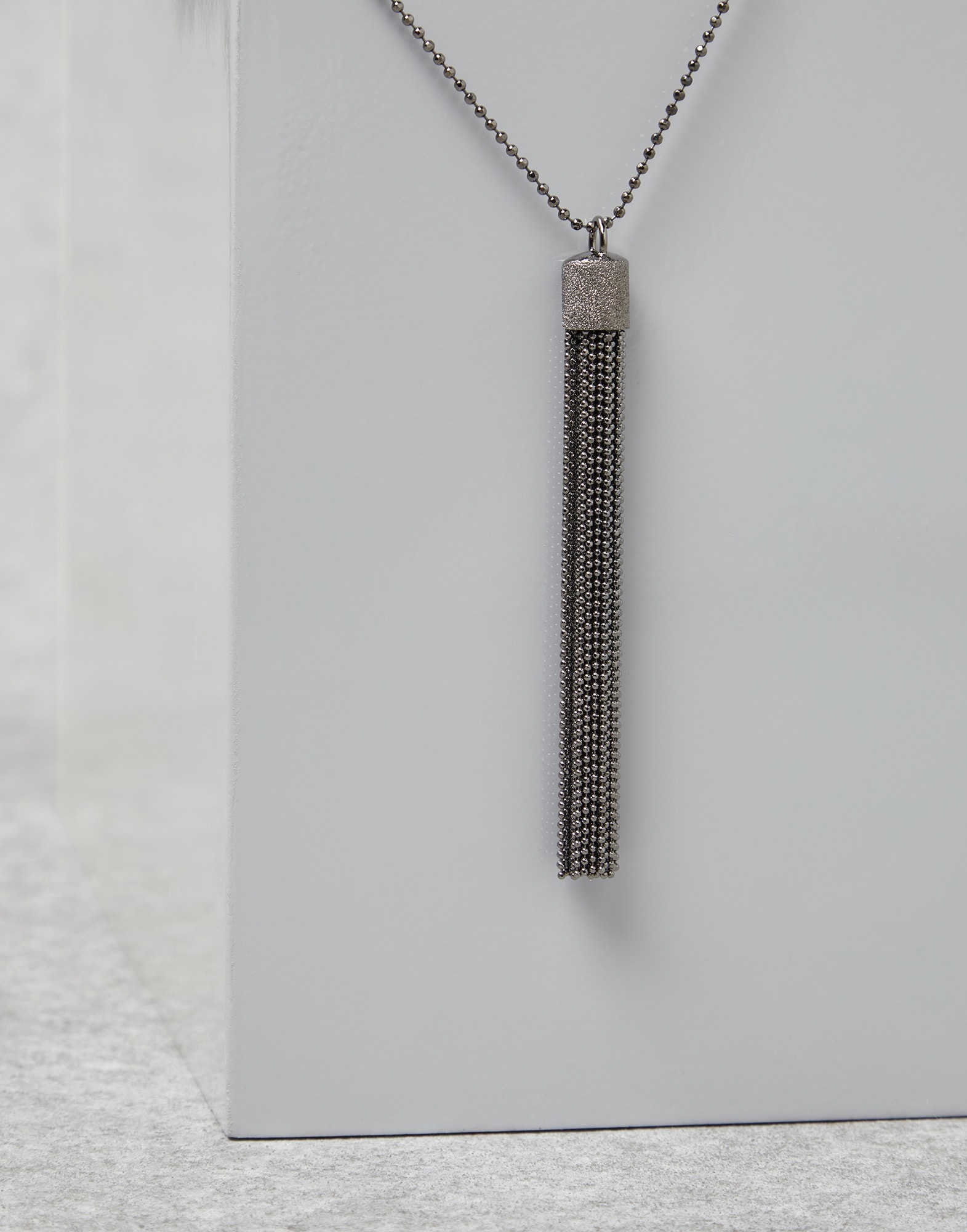 Precious tassel necklace in Sterling Silver - 2
