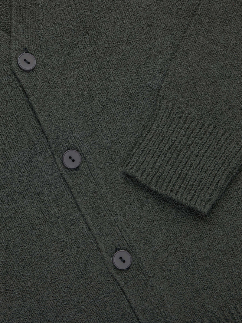 3sixteen Classic Cardigan Olive Boucle outlook