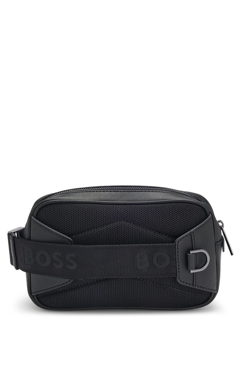 STRUCTURED BELT BAG WITH MONOGRAM PATTERN 2