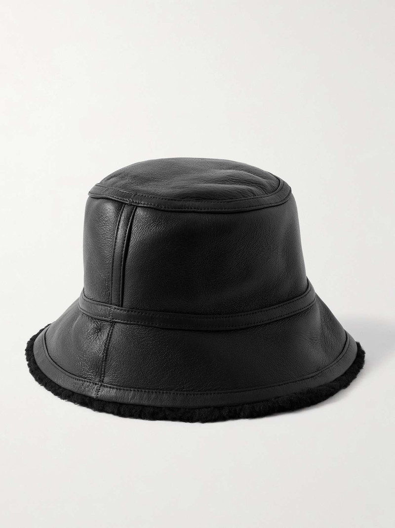 Shearling bucket hat 1