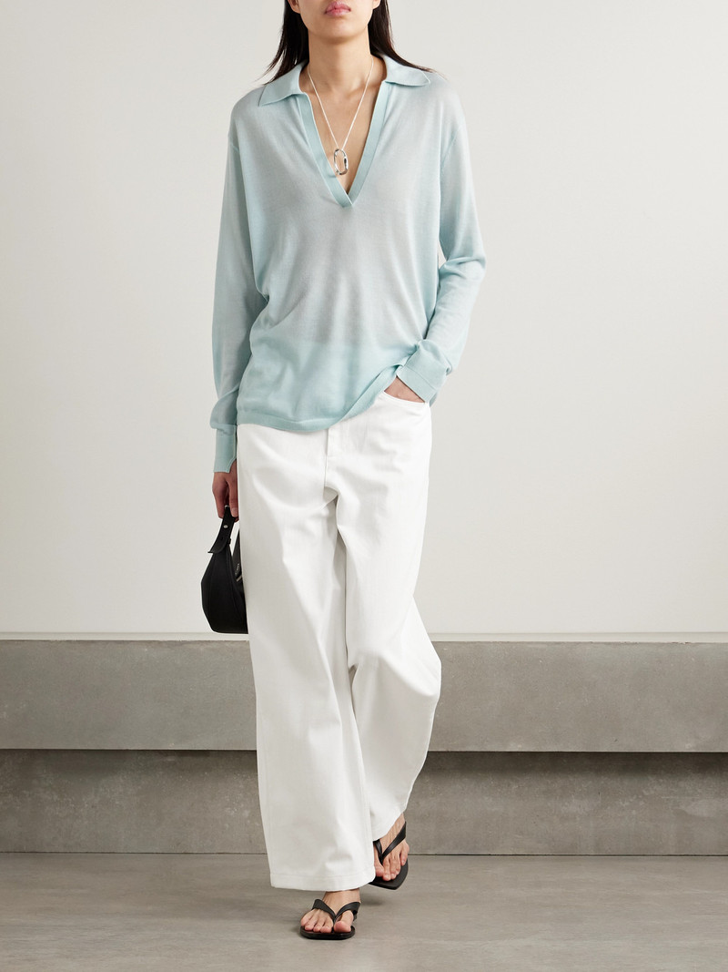 MARIA McMANUS Massive Organic Cotton-twill Wide-leg Pants outlook