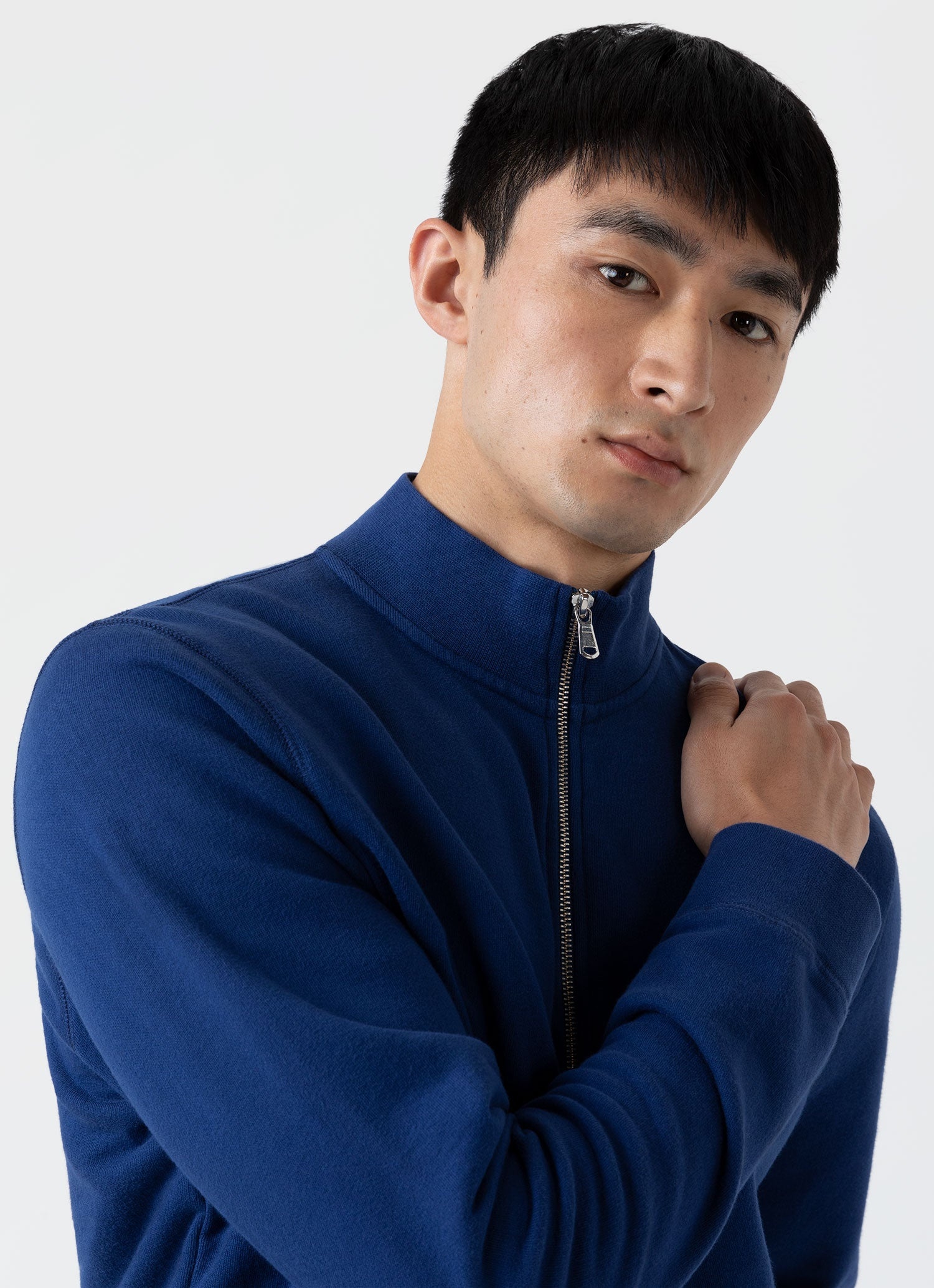 Half Zip Loopback Sweatshirt - 5